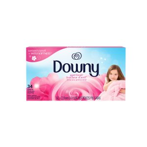 Downy fabric sheets